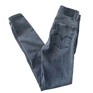 Levi’s Mile High Super Skinny Jeans Size 25 Faded Black Wash